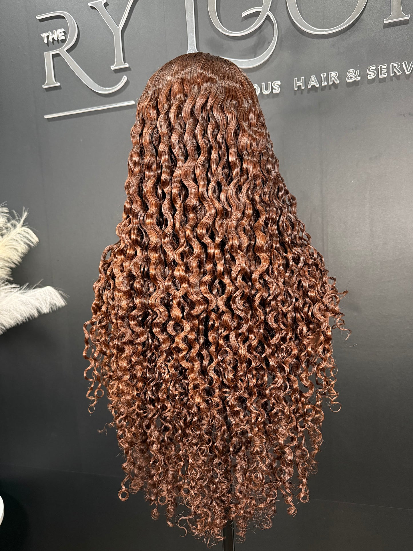 (Brown) raw Burmese curly unit